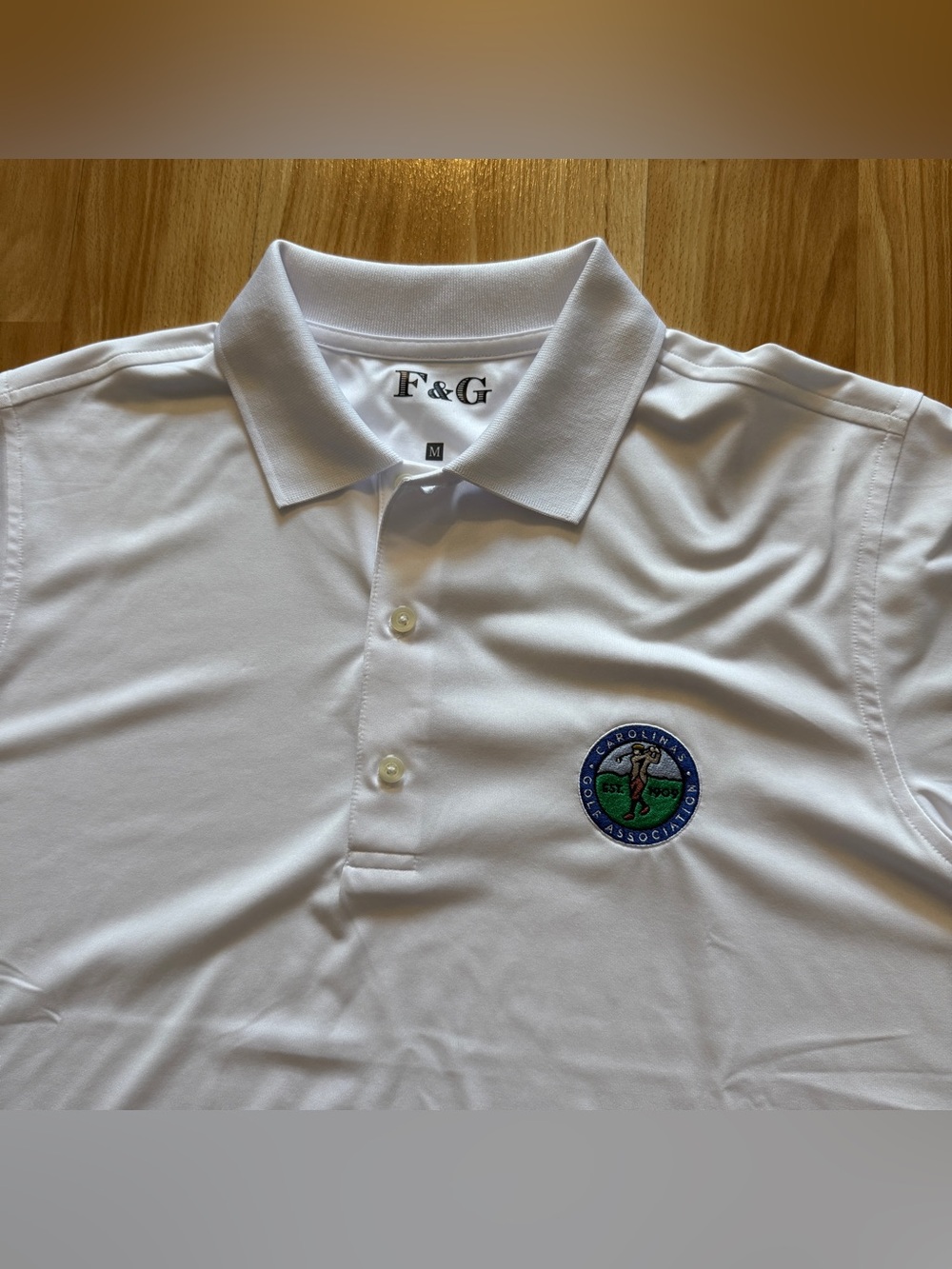 Carolinas Golf Association Performance Polo Collared Golf Shirt- Men’s Medium